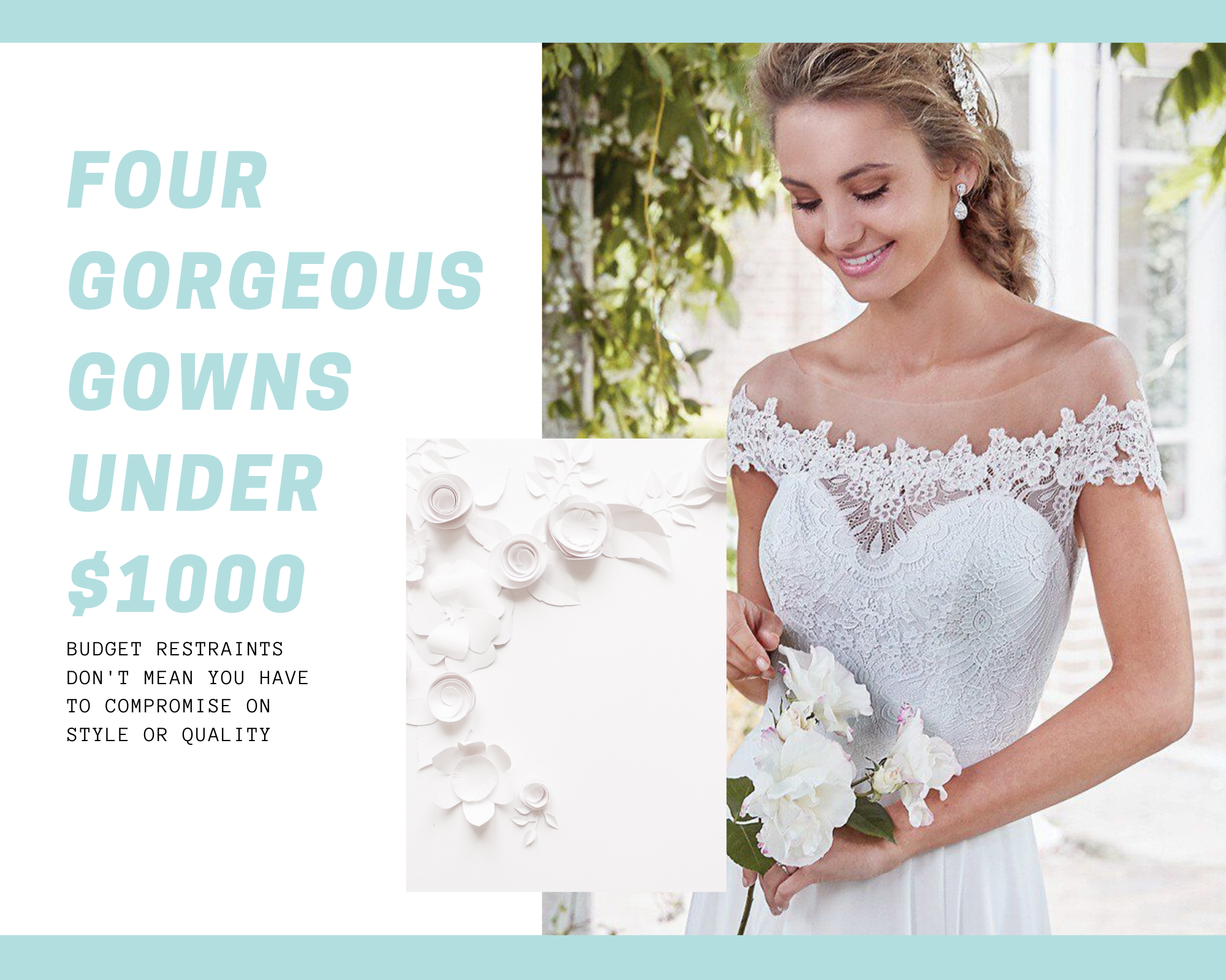 4 Gorgeous Gowns Under $1000. Desktop Image