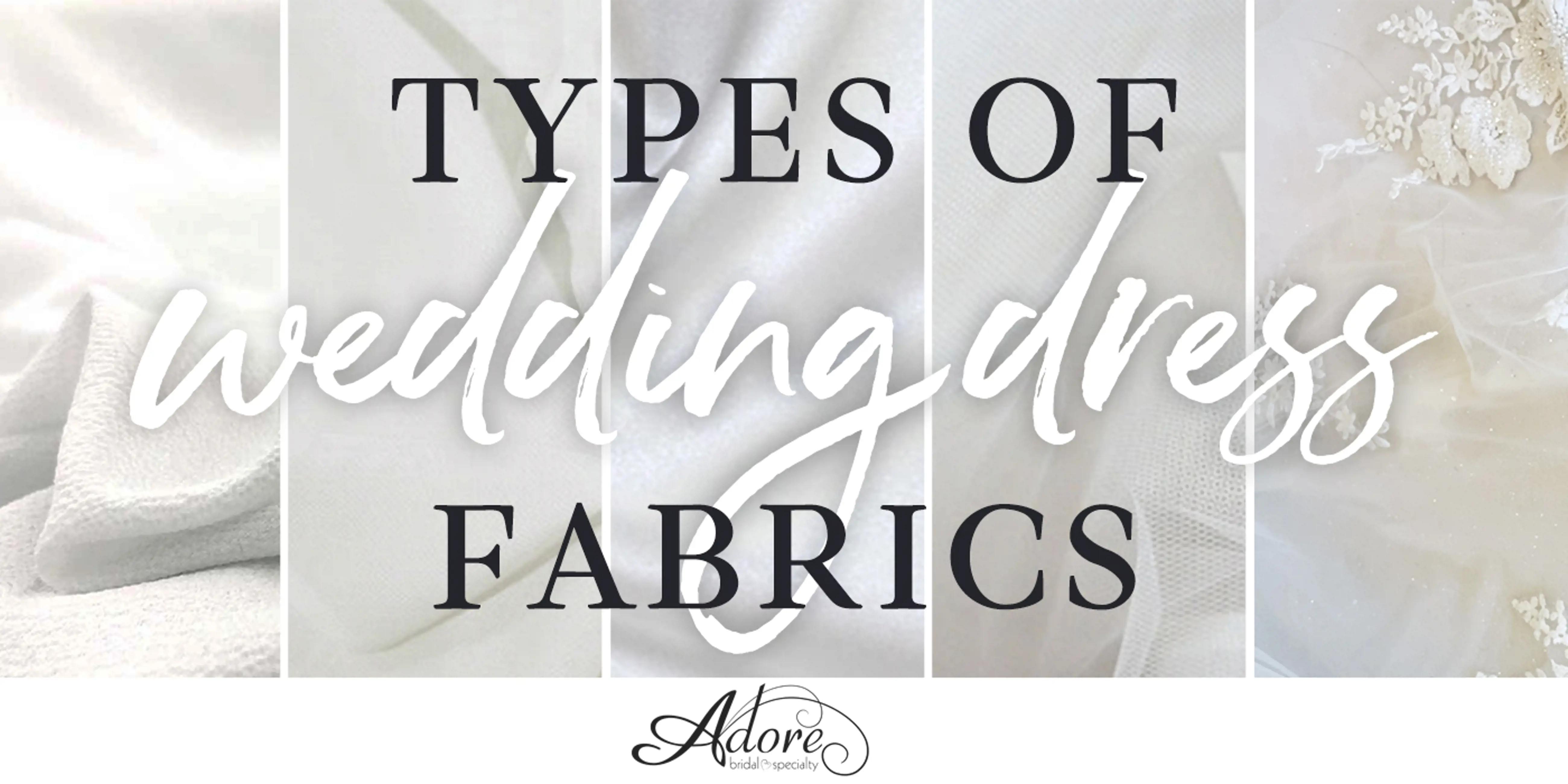 Types of Wedding Dress Fabric. Desktop Image
