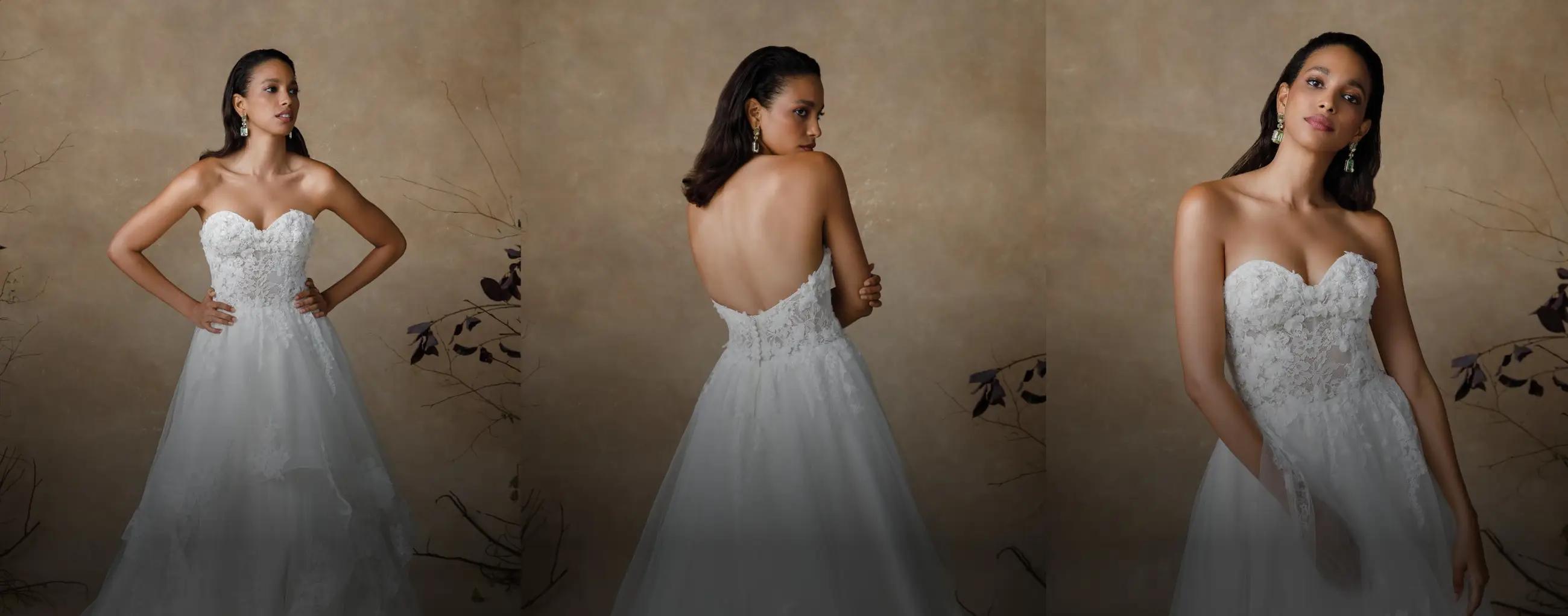 Bride in Justin Alexander Bridal Gown